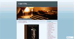Desktop Screenshot of ajiggerofblog.com