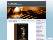 Tablet Screenshot of ajiggerofblog.com
